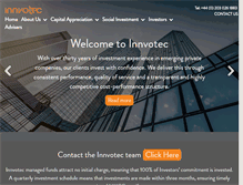 Tablet Screenshot of innvotec.com